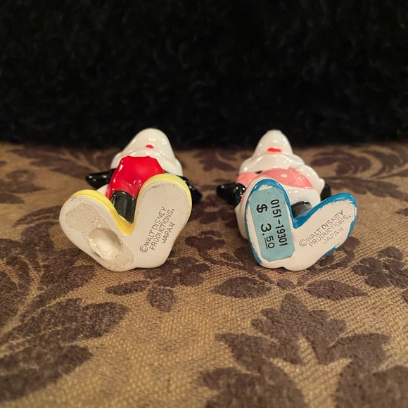 Vintage Mickey & Minnie Mouse 3" Figurines - Picture 2 of 5